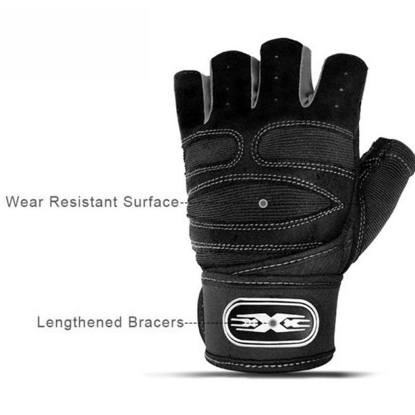 Half-finger Fitness Gloves for Men and Women, Breathable for Dumbbell Lifting, Driving, Outdoor Activities, Sun Protection, Sports, and Cycling - Image 6
