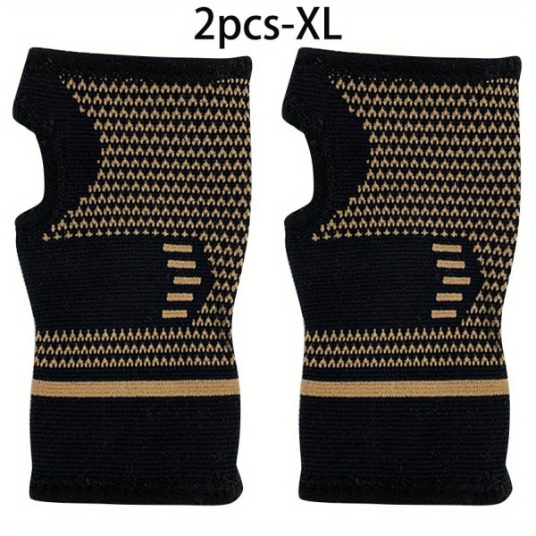 ROORUNS Sports Palm Sleeve - Elastic Knit Wrist Support, Nylon, Hand Wash Only, Pull-On Closure, Size Up Available - Image 14