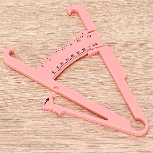 [Accurate Body Caliper] Accurate 1pc Body Caliper & Measurement Chart Combo - Durable ABS Material, Easy-to-Use Skinfold Tool for Men & Women with Anti-Skid Grip, Perfect for Home Gym or DIY Fitness Tracking - Image 5