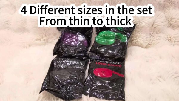 Elastic Band Set, TPE Material Resistance Bands, Long Stretch Bands with 3-5 Strength Levels, Adjustable Exercise Fitness Stretch Bands for Yoga, Pilates, Strength Training, Closed-Loop and Long Stretch Bands Set for Full Body Muscle Workout, Hips - Image 8