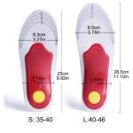 1 pairs of adjustable high-elastic EVA arch-supporting insoles - Image 4