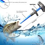 1pc T-Shaped Fish Hook Remover - Aluminum Alloy Fishing Tool with Ergonomic Handle & Blue Handle for Efficient Hook Separation, Ideal for Holiday Gifts (Father'S Day, Christmas, Thanksgiving), Fishing Accessory, Sleek Metallic Finish, Durable Construction - Image 5