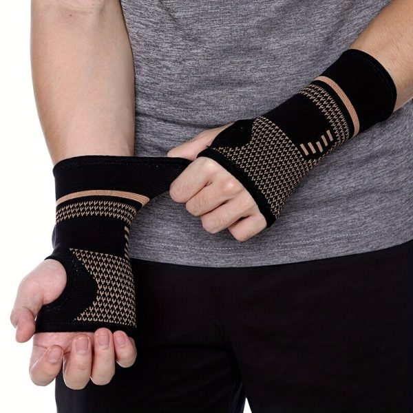 ROORUNS Sports Palm Sleeve - Elastic Knit Wrist Support, Nylon, Hand Wash Only, Pull-On Closure, Size Up Available - Image 8