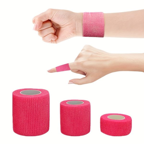 1 Roll Non-woven Sports Bandages Elastic Self-adhesive Bandages for Foot Finger Ankle Arm Sport Knee Pad Support - Image 4
