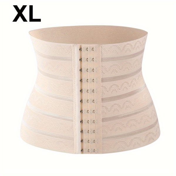 Flexible Waist Shaper with Floral Design - Supportive Waist Trainer for Women'S Postpartum Recovery And Body Shaping - Image 3