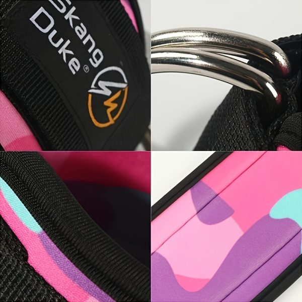 [1pc Neoprene Ankle Cuff Support] 1pc SKDK Adjustable Neoprene Ankle Cuff Support - Synthetic Rubber Ankle Brace for Weightlifting, Fitness & Workout Leg Extension - Universal Fit - Image 18