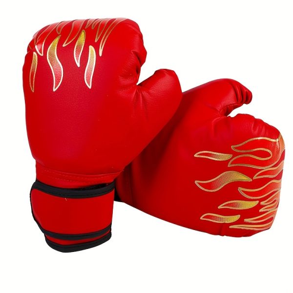 A Pair of 6Oz Boxing Gloves - Made with Thick Sponge Padding, Ideal for Both Indoor And Outdoor Training, Suitable for Beginners in Boxing. - Image 9