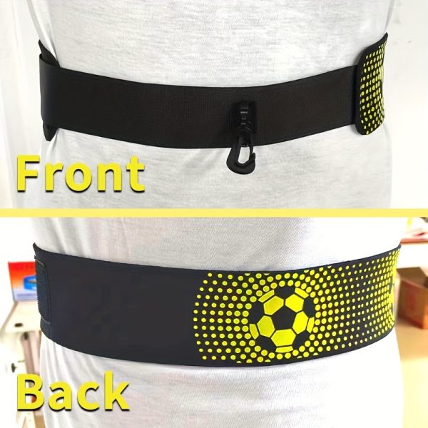 Soccer/Volleyball/Rugby Training Belt, Soccer/Volleyball/Rugby Trainer, Soccer Training Equipment/Aid, Adjustable Football Training Belt, Kick Throw Solo Soccer Practice - Image 6