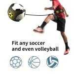 Soccer/Volleyball/Rugby Training Belt, Soccer/Volleyball/Rugby Trainer, Soccer Training Equipment/Aid, Adjustable Football Training Belt, Kick Throw Solo Soccer Practice - Image 5