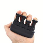 TIT COOPOPE Finger Strengthener & Hand Exerciser - Heavy-Duty PP Construction, Ergonomic Grip Trainer for Musicians, Gymnasts, Climbers, Athletes - No Power Needed, Portable Fitness Equipment with Textured Surface & Secure Clamp Design - Image 2