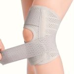 Adjustable Knee Support Compression Knee Patellar Support:Breathable Knee Brace with Straps Elastic Bandage - Image 4