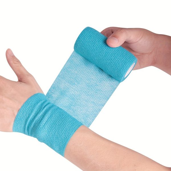 1 Roll Non-woven Sports Bandages Elastic Self-adhesive Bandages for Foot Finger Ankle Arm Sport Knee Pad Support - Image 2