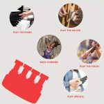 TIT COOPOPE Finger Strengthener & Hand Exerciser - Heavy-Duty PP Construction, Ergonomic Grip Trainer for Musicians, Gymnasts, Climbers, Athletes - No Power Needed, Portable Fitness Equipment with Textured Surface & Secure Clamp Design - Image 9