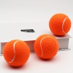 1pc Bright Orange-red High Elasticity Multi-purpose Rubber Tennis Balls, For Beginners Practice Outdoor Sports Game Competition, Professional Training Beach Ball - Image 4