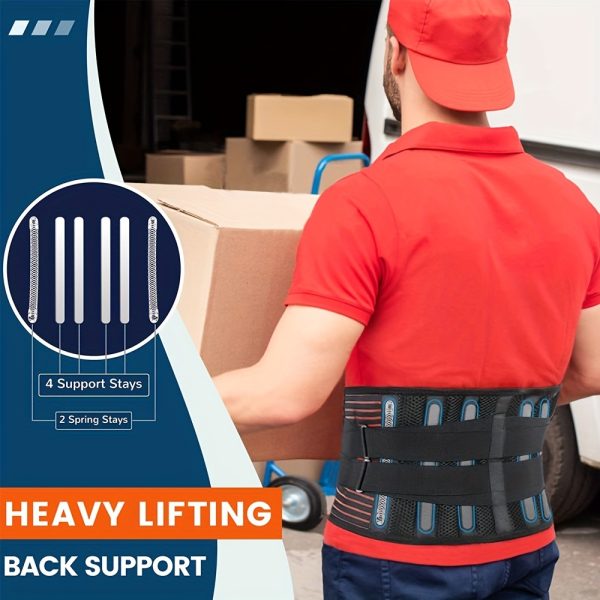 Back Support Belt with Anti-Slip Design, Suitable for Both Men And Women, Featuring a Breathable Lower Back Brace Equipped with a Lumbar Pad. - Image 2