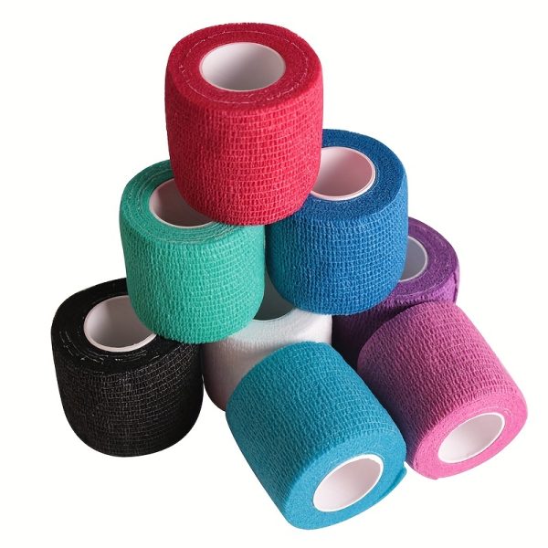1 Roll Non-woven Sports Bandages Elastic Self-adhesive Bandages for Foot Finger Ankle Arm Sport Knee Pad Support - Image 10