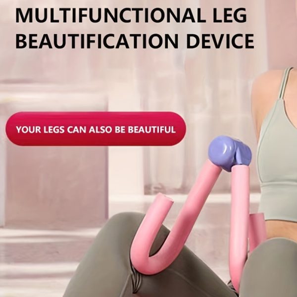 Pelvic Floor Trainer & Leg/Butt Workout Device, Adjustable Non-Muscle Toning Manual Resistance Training Equipment, for Prenatal Fitness Postpartum Recovery, Thigh & Hip Toning, Pink/Blue, No /-Free - Image 7
