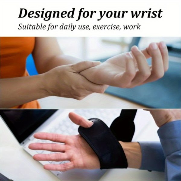1pc/2pcs Adjustable Wrist Strap for Women and Men - Wrist Support for Work, Fitness and Weightlifting, for Left or Right Hand Support, Wrist Brace, Wrist Support Brace, Wrist Strap for Weightlifting, Wrist Support Brace for Women, Workout Accessory, Fitness Accessory, Secure Fit, Breathable Material, Durable Construction, Sports Accessory, Gym Enthusiasts, Active Lifestyle - Image 7