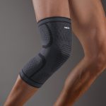 Breathable Knee Support Sleeve with Elastic Compression Fit, Multi-Color (Orange/Green/Black) for Men Women