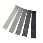 5pcs/set Portable Purple-Haired Gradient Fitness Resistance Bands - Elastic Strength Training Equipment for Yoga, Gym, Pilates | Light Tension, Stackable Design, Mixed Colors, Women'S Weightlifting, Yoga Bands, Gym Workout Gear, Stylish Workout Gear, Durable Workout Bands - Image 7