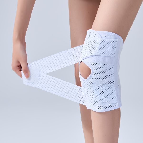 Unisex Elastic Strap Sports Knee Brace, Breathable Polyester Fitness Basketball Knee Support for Various Outdoor Activities - Image 6