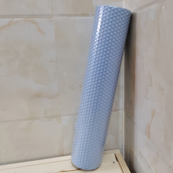 Round EVA Foam Premium Yoga Roller, Hexagonal Pattern Cylinder for Pilates Exercise, Enhanced Home Workouts - Improve Flexibility, Stretching - Image 15