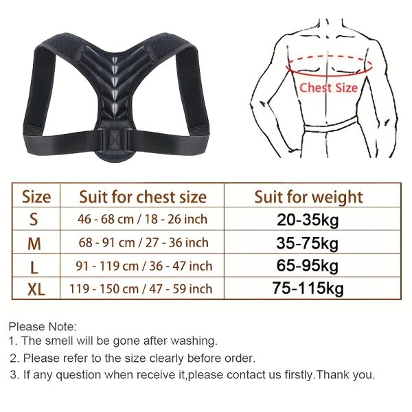 Unisex Posture Correction Belt with a Beautiful Design for The Back - Image 10