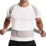 Adjustable posture corrector for men and women, back support shoulder straps, provides lumbar support, back and lumbar support - Image 4