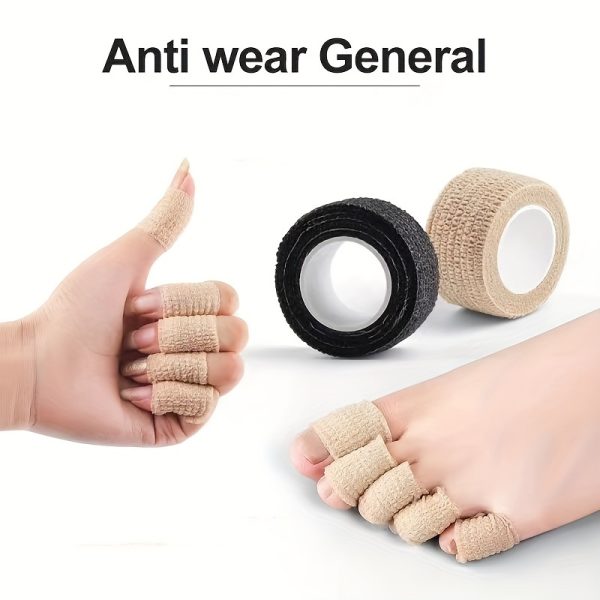 Six Rolls of Self-Sticking Bandages, Including for Dogs And Other Animals, As Well As Fixed Bandages for Fingers, Wrists, Waists, Knees, And Toes, Available in Various Colors - Image 5