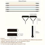 11pcs TPE Resistance Bands Set with Door Anchor, Handles, Ankle Straps, Carry Bag - Uncharged, No Battery Needed - Ideal for Home Gym, Fitness, Yoga & Pilates - Suitable for Beginners - Image 5