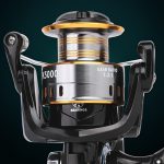 BILLINGS EK 1000~7000 Series, with a Gear Ratio of 5.2:1, a Maximum Drag of 11.79KG, Featuring an Aluminum Alloy Spool, Designed for Spinning Fishing, Suitable for Both Freshwater And Saltwater. - Image 8