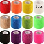 Six Rolls of Self-Sticking Bandages, Including for Dogs And Other Animals, As Well As Fixed Bandages for Fingers, Wrists, Waists, Knees, And Toes, Available in Various Colors - Image 3