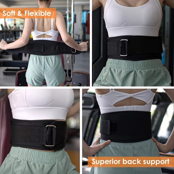 1pc Adjustable Weightlifting Belt for Gym, Providing Back Support for Squats, Dumbbells, Barbells, And Deadlifts During Fitness Training. - Image 4