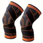 A Two-Piece Knee Support Brace with Adjustable Straps, Designed to Enhance Comfort for Running, Cycling, And Sports for Both Men And Women. Order The Size That Fits Best. - Image 6