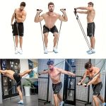 11pcs TPE Resistance Bands Set with Door Anchor, Handles, Ankle Straps, Carry Bag - Uncharged, No Battery Needed - Ideal for Home Gym, Fitness, Yoga & Pilates - Suitable for Beginners - Image 3