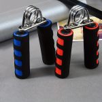 A-shaped Chrome Grip Strength Trainer with Foam Grip, Home Fitness Equipment