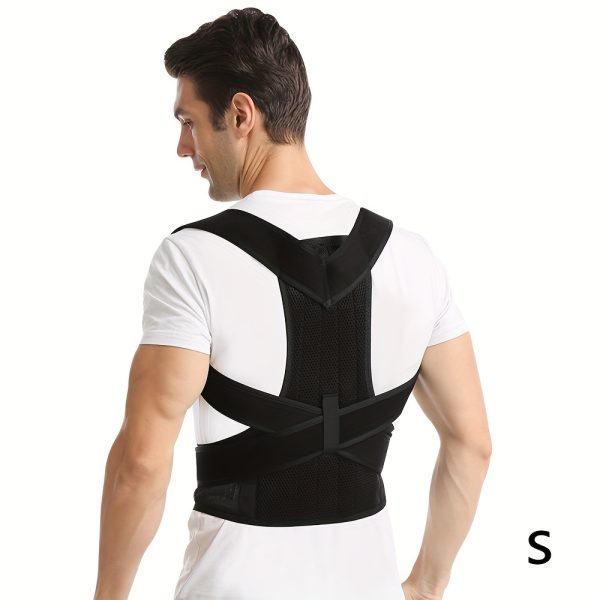 Adjustable Posture Brace with Clavicle Support - Back Trainer for Slouching & Hunching, & Posture Improvement, Unisex for s & (Order Size Up) - Non- Spinal Device - Image 3