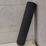 Round EVA Foam Premium Yoga Roller, Hexagonal Pattern Cylinder for Pilates Exercise, Enhanced Home Workouts - Improve Flexibility, Stretching - Image 3