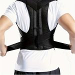 Posture Corrector - Adjustable Straps and Sturdy Back Panel Improve Posture, Lower Back - Ideal for Adults, Gym, Office, Travel - Easy to Use, Comfortable Fit