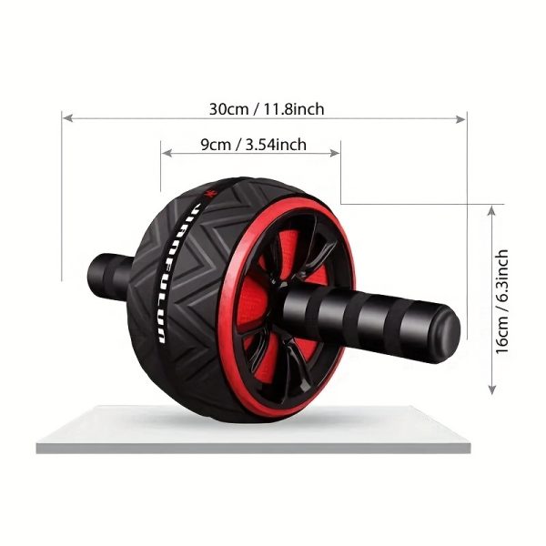 Stainless Steel Ab Roller - Core & Chest Muscle Training Wheel, Non-Electric Fitness Equipment for All - Image 4