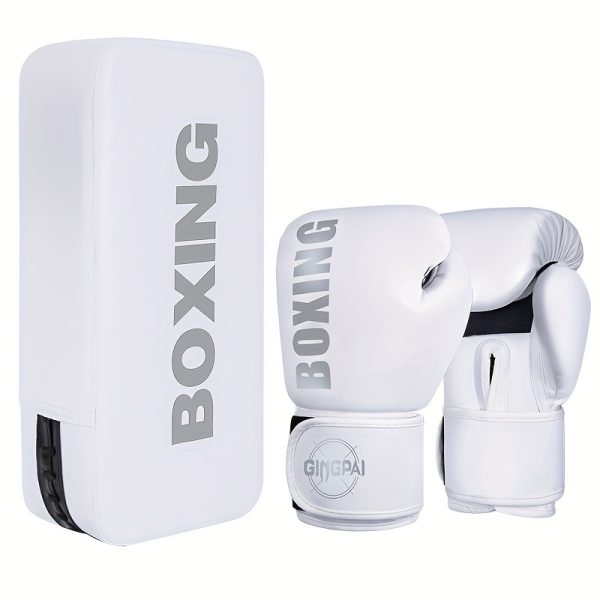 GINGPAI Complete Boxing Training Set with Curved Punching Pad & Taekwondo Foot Target - Durable PU Material, Includes Gloves & Focus Mitts for Adults, Students, and Teens - Perfect for Boxing, Taekwondo, Karate, Muay Thai, and MMA, Boxing Gloves - Image 25