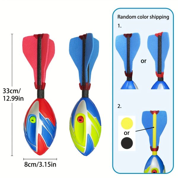 Whistle Torpedo Javelin Throw, Soft Foam Javelin with Whistle for Adult Sports Field, Throwing Equipment, Track and Field Training Gear, Family Fun/Outdoor Leisure/Team Building Activities, Easter/Youth Day/Father's - Image 9