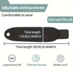Adjustable ComfortFlex Wrist Support Brace - Ergonomic Fitness & Weightlifting Strap for Men and Women, Black - Image 5
