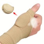 1pc Durable, Breathable Wrist Support Gloves - Sweat-Absorbent, Sports Gloves with Gel Padding for Enhanced Comfort and Protection, Nylon Blend, Sports Protection Gear | Breathable Sports Gloves | Nylon Blend Gloves - Image 6