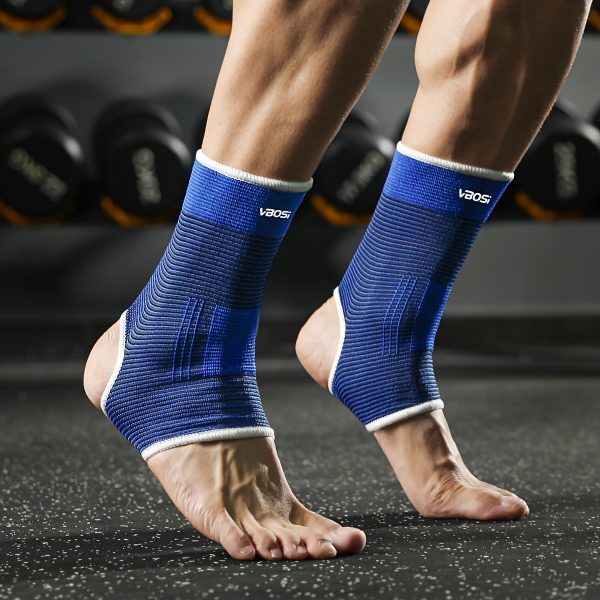 [Elastic Ankle Support] 2pcs Unisex Elastic Ankle Support Sleeves | 1 Pair for Running Basketball Cycling Gym Training, One Size - Image 3