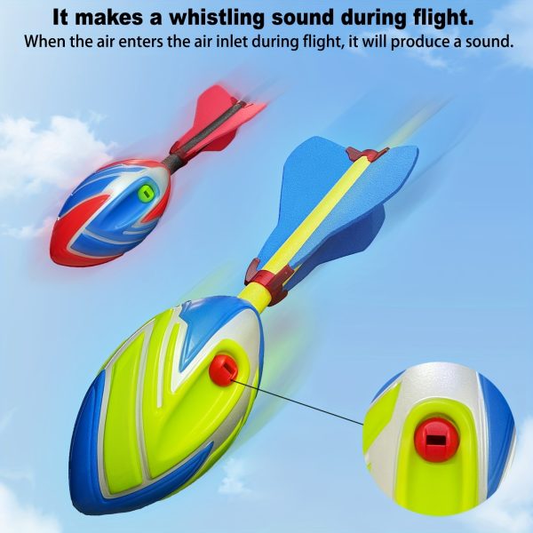 Whistle Torpedo Javelin Throw, Soft Foam Javelin with Whistle for Adult Sports Field, Throwing Equipment, Track and Field Training Gear, Family Fun/Outdoor Leisure/Team Building Activities, Easter/Youth Day/Father's - Image 6