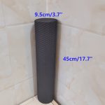 Round EVA Foam Premium Yoga Roller, Hexagonal Pattern Cylinder for Pilates Exercise, Enhanced Home Workouts - Improve Flexibility, Stretching - Image 2