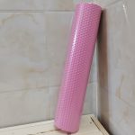 Round EVA Foam Premium Yoga Roller, Hexagonal Pattern Cylinder for Pilates Exercise, Enhanced Home Workouts - Improve Flexibility, Stretching - Image 7