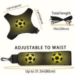 Soccer/Volleyball/Rugby Training Belt, Soccer/Volleyball/Rugby Trainer, Soccer Training Equipment/Aid, Adjustable Football Training Belt, Kick Throw Solo Soccer Practice - Image 8