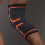 Breathable Knee Support Sleeve with Elastic Compression Fit, Multi-Color (Orange/Green/Black) for Men Women - Image 7